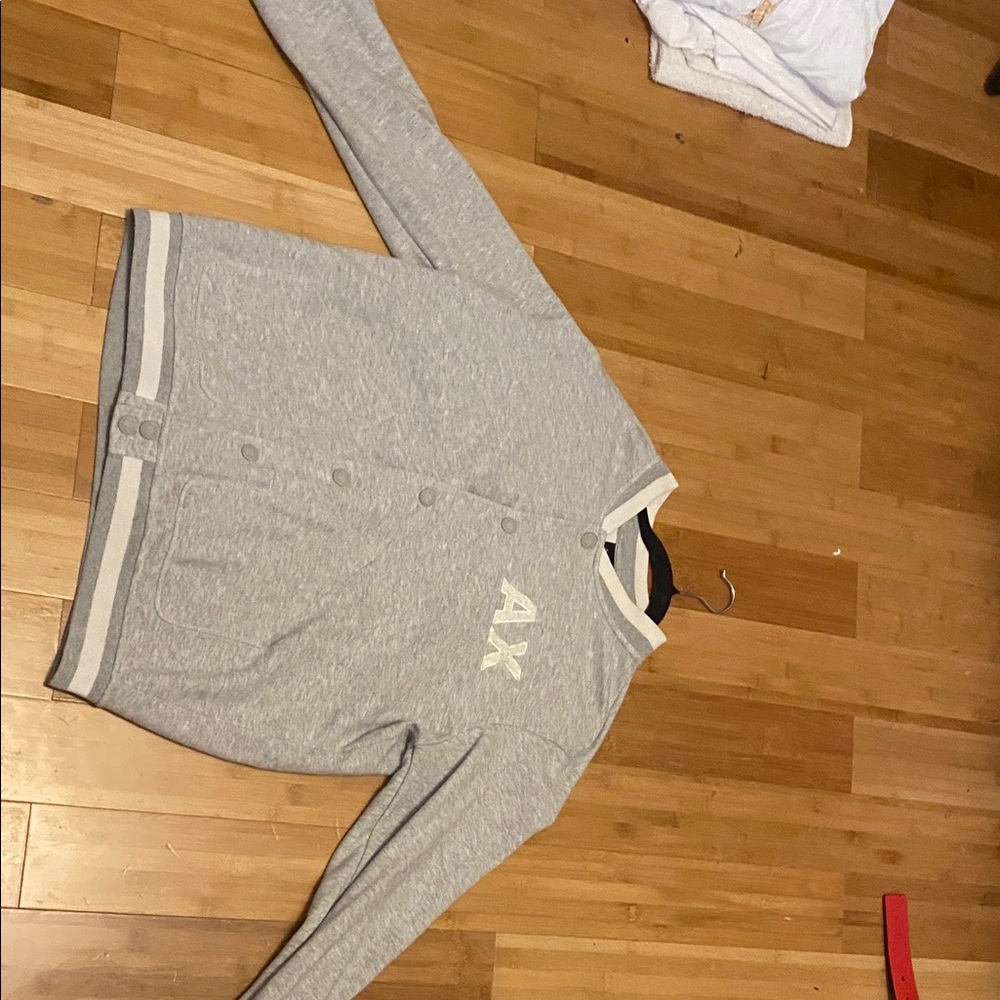 Armani Exchange Gray Jacket designer varsity jackets mens